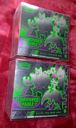 Shrouded Fable LOT of 2 Elite Trainer Box ETB SEALED Pokemon Cards *READ PICS* - Image 1