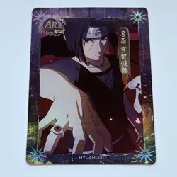 Itachi Uchiha | Naruto TCG Trading Card AR-007 Holo Foil 1mm Thick Anime Tc10 - Image 1
