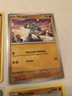Lot Of 6 Machop Machoke Machamp Pokemon Cards - Image 5