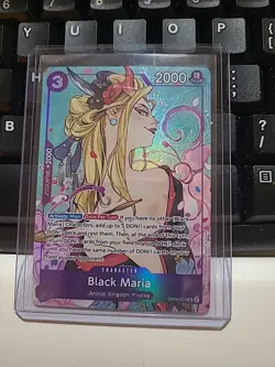 Black Maria (Illustration Box Vol.2) OP08-074 One Piece Promo Cards Foil - Image 1
