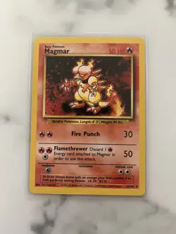 Magmar 36/102 Card(1999 Pokemon TCG Base Set) - Image 1