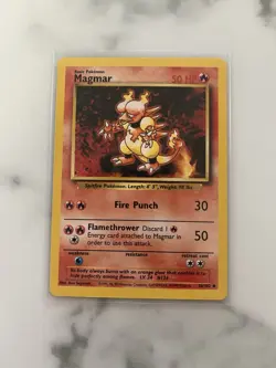 Magmar 36/102 Card(1999 Pokemon TCG Base Set) - Image 2