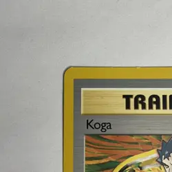 Koga Trainer 106/132 Gym Challenge Pokemon Card LP/MP - Image 3