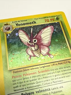Pokemon TCG Card Italian Jungle Set Venomoth 13/64 Holo Rare MP - Image 2