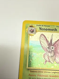 Pokemon TCG Card Italian Jungle Set Venomoth 13/64 Holo Rare MP - Image 4