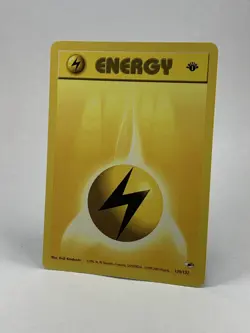 Pokemon Gym Challenge Lighting Energy 1st Edition Card 130/132 - Image 1