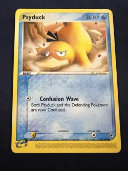 Pokemon TCG Cards Psyduck 73/100 Sandstorm Small Crease LP FREE SHIPPING - Image 1