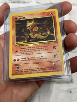 MAGMAR Fossil 39/62 Uncommon Pokemon Card Unlimited Edition NM/MT Never Played - Image 2