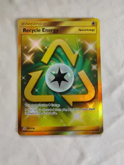 Pokemon Card Recycle Energy 257/236 Unified Minds Gold Secret Rare Near Mint - Image 1