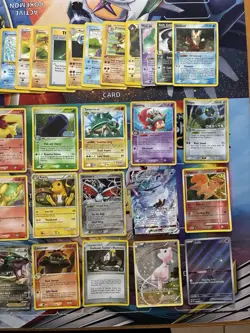 Vintage & Modern Pokemon Card Lot Holo Reverse Holo Etc Flareon Rayquaza Mew - Image 2