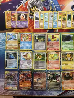Vintage & Modern Pokemon Card Lot Holo Reverse Holo Etc Flareon Rayquaza Mew - Image 3
