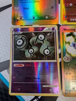 Mid Era/Vintage Pokemon 6 Card Lot reverse holos and Rares - Image 3