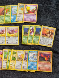 Vintage 1st Edition Pokemon Card Lot 3x Machamp - Image 2