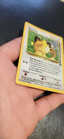 Meowth Game Boy Promo Holo Card #10, Vintage Pokemon TCG - Image 1