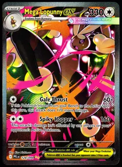 Pokemon TCG Mega Lopunny ex 128/094 PFL Special Illustration Rare Card - LP - Image 1