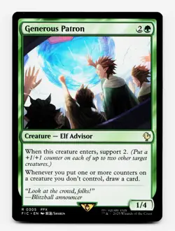 Generous Patron [Commander: Final Fantasy] MTG Magic - NM/M 🌳 - Image 1