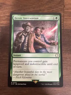 Heroic Intervention 202 Universes Beyond: Fallout MTG - Image 1