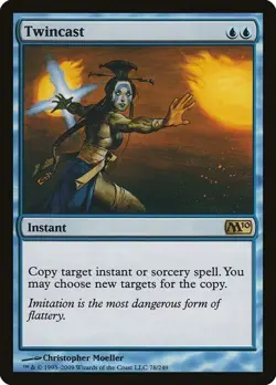 Magic The Gathering MTG TWINCAST Magic 2010 NM Near Mint - Image 1