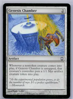 Genesis Chamber #122 Darksteel Lightly played W/Tracking - Image 1