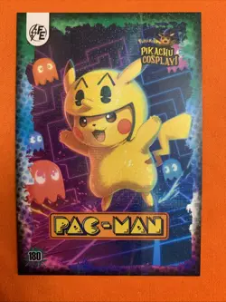 Pac-Man (Pikachu) #180 - Galaxy Holo - Electric Pikachu Cosplay - Pokemon - Image 1