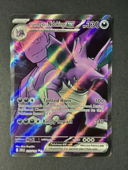 Team rocket’s Nidoking Ex 216/182 - ultra rare- Destined Rivals - Pokemon TCG - Image 1