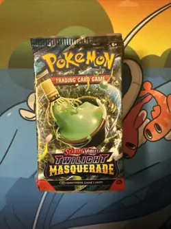 Pokemon TCG S&V Twilight Masquerade Factory Sealed Booster Pack Lot of 10 Packs - Image 1