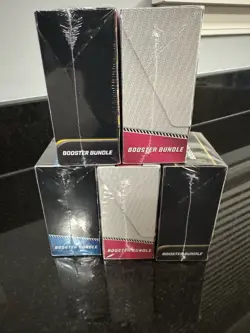 POKEMON TCG BOOSTER BUNDLE X5 LOT BLACK BOLT WHITE FLARE PHANTASMAL MEGA SEALED - Image 2