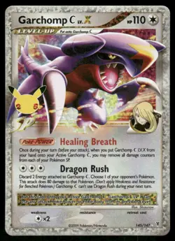 #145 Garchomp C Lv.X 2021 Pokemon Celebrations - Classic Collection - Image 1