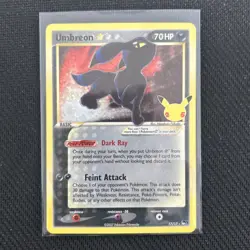 Umbreon Gold Star 17/17 Pop 5 Classic Collection 25th Promo English POKEMON - Image 1