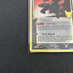 Umbreon Gold Star 17/17 Pop 5 Classic Collection 25th Promo English POKEMON - Image 2