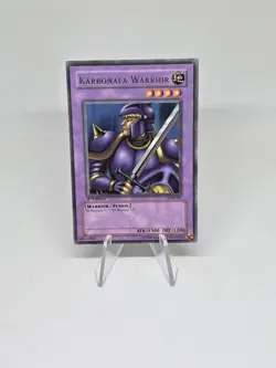 YuGiOh! KARBONALA WARRIOR - 1ST EDITION - LOB-067 First Set! Vintage! NM - Image 1