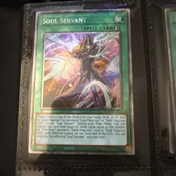 Yugioh Yu-Gi-Oh! Soul Servant RA03-EN271 1st edition Platinum Secret Rare - Image 1