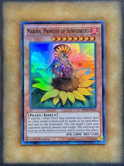 Yugioh Marina, Princess of Sunflowers MP14-EN157 Super Rare 1st Ed NM - Image 1