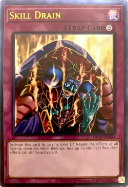 Yugioh! Skill Drain - OP19-EN003 - Ultimate Rare - Unlimited Near Mint, English - Image 1