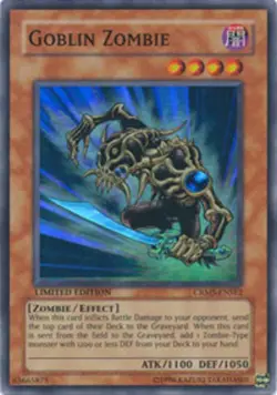 Yugioh! HP Goblin Zombie - CRMS-ENSE2 - Super Rare - Limited Edition Heavily Pla - Image 1