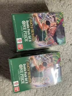 One Piece TCG Double Pack Set Vol.8 DP-08 OP12 Legacy of the Master Sealed - Image 3