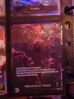 One Piece TCG - Marshall.D.Teach English Version 2nd Anniversary Set OP09-081 NM - Image 4