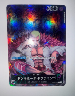 Donquixote Doflamingo (Alt) OP04-019 L Kingdoms of Intrigue ONE PIECE Japanese - Image 1