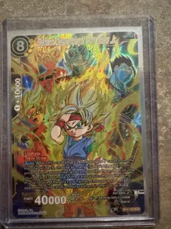 Dragon Ball Super Card Game Distant Descendant Son Goku Jr BT4-123 SCR - Image 1