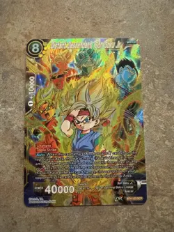 Dragon Ball Super Card Game Distant Descendant Son Goku Jr BT4-123 SCR - Image 2