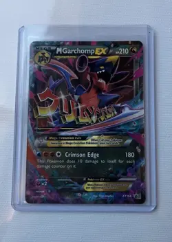 Pokemon Mega Garchomp EX TCG Black Star Promo Card XY168 - Image 2