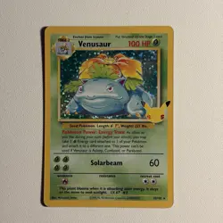 Venusaur 15/102 Celebrations Classic Collection 25th Holo Pokemon TCG Card - Image 1