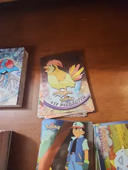 Near Complete 1999 Topps Pokemon TV Animation Series 1 Set 90 Card + extras blue - Image 4