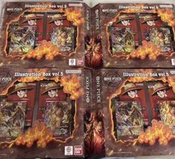 One Piece Card Game Illustration Box Vol. 5 IB-05 [IN-HAND] Lot Of 4 - Image 1