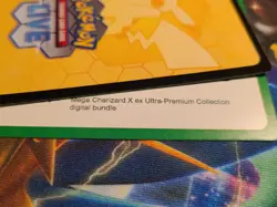 2 Mega Charizard X Ex Ultra Premium Collection Code Cards *NOT USED* - Image 2