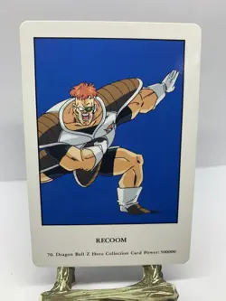 Recoome 70 Japanese Dragon Ball Z Hero Collection Card Bird Studio - Image 1