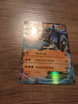 Lucario EX 54/111 Pokemon Furious Fists XY Ultra Rare Card HP 2014 - Image 3