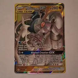 Pokemon Arceus & Dialga & Palkia GX 156/236 Holo Ultra Rare TCG Card - Image 1