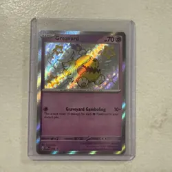 Greavard SVP070 Black Star Promo Scarlet & Violet Holo Pokemon Card - Image 1