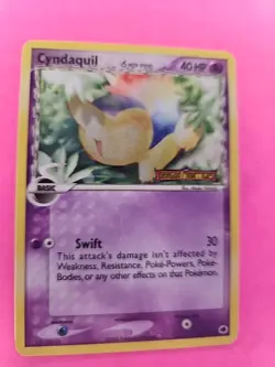 Cyndaquil Reverse Holo Ex Dragon Frontiers Pokemon Card WOTC NM - Image 1